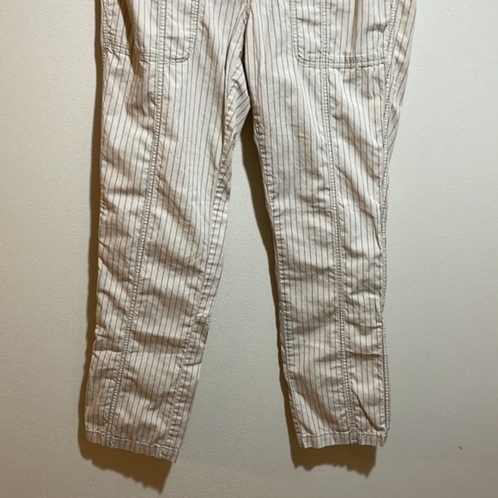 SOLD - Anthropologie Hei Hei Beachwalk Utility Stripe Neutral Pants Size 28 - Picture 7 of 13